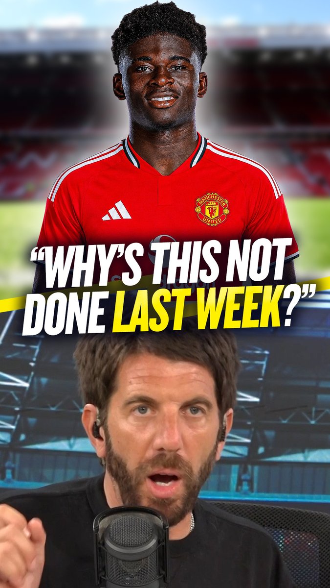 🔴 "#MUFC kick off this weekend... 🤨 "Why was this not done last week so he's ready to go??" Andy Goldstein admits the one thing he's "annoyed" about with Man United's potential signing of Carlos Baleba