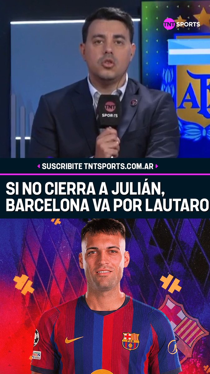 ¿EL TORO A BARCELONA? 💣🔵🔴 Informa Cristian Camiño que, si no se concreta la llegada de JULIÁN ÁLVAREZ en los próximos días, el club Culé tiene DECIDIDO ir a buscar a LAUTARO MARTÍNEZ. 🇦🇷🇪🇸 En busca de un delantero, desde Cataluña estarían dispuestos en poner más de 100 millones por el capitán del Inter. ¿Qué te parece? 👀