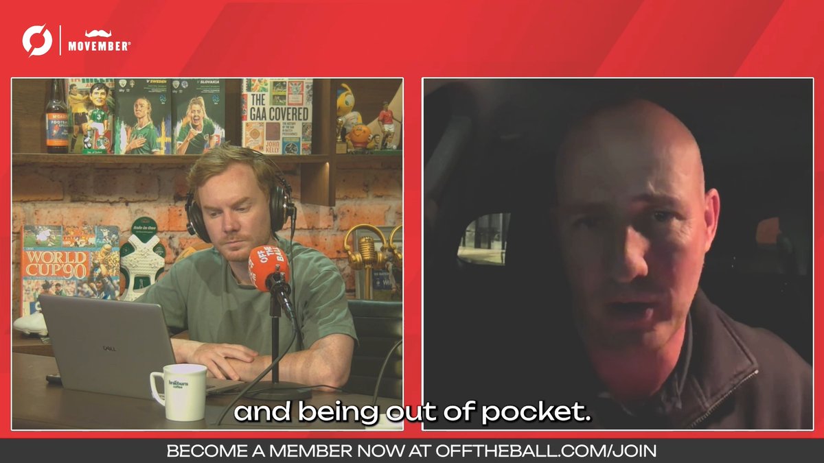 🗣️ 'I hate seeing a county footballer finishing and being out of pocket!' One of the ways that Tadhg Kennelly feels the #GAA can prevent players leaving for the AFL is through the formalisation of a retirement fund for intercounty players that have played a certain number of years for their county! | 🏐 Gaelic Football on Off The Ball with Movember Ireland