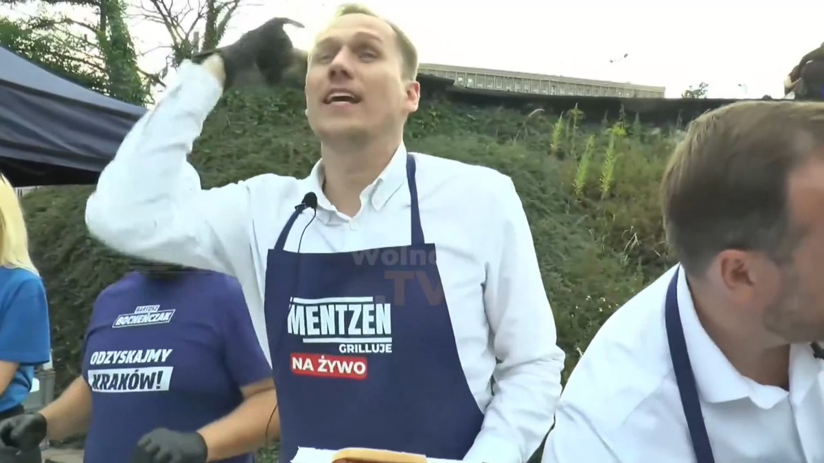 - Panie Konradzie, czy ta sprawa z patelnią to była próba odzyskania reparacji od Szwedów? - To skandaliczne pomówienie! To nie była próba, tylko jedyna skuteczna polityka reparacyjna! Oni znaleźli tylko jedną patelnię, a miałem jeszcze cztery pochowane! 😅 Konrad Berkowicz