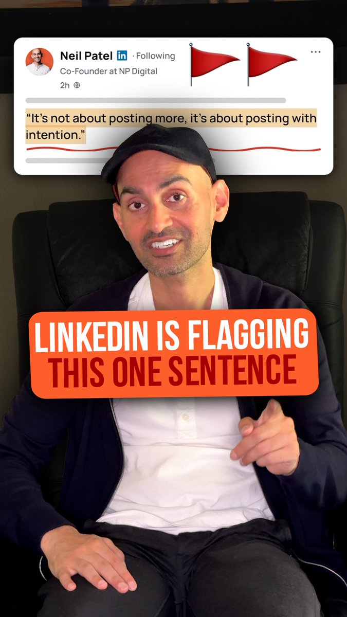 LinkedIn just started hiding AI-written posts. And their system catches them 94 percent of the time. But the answer is NOT to stop using AI. They announced this in May. If your post sounds like everyone else's, it doesn't get deleted. It just stops spreading. Your followers see it. Nobody new ever does. They're even flagging the way AI writes. Sentences like "it's not this, it's that"? Flagged. But most people missed one line in that announcement: using AI to HELP you write is totally fine. You just have to make it sound like you. Here are 2 things you can do: One, give your AI your own stuff. Upload your old posts, your client results, your stories, your data, your transcripts. Now instead of pulling generic advice off the internet, it's writing from YOUR experience. In your voice. Two, write about what people care about RIGHT NOW. I check AnswerThePublic to see the exact questions my audience is typing in this week then I write about those. The more you sound like yourself and talk about real problems people face, the more people will want to hear what you have to say.