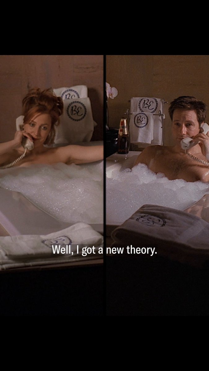 Why search for truth out there when there are bubbles in here 🫧🛁🫧 (#TheXFiles S7E19 - "Hollywood A.D.") #StreamOnHulu