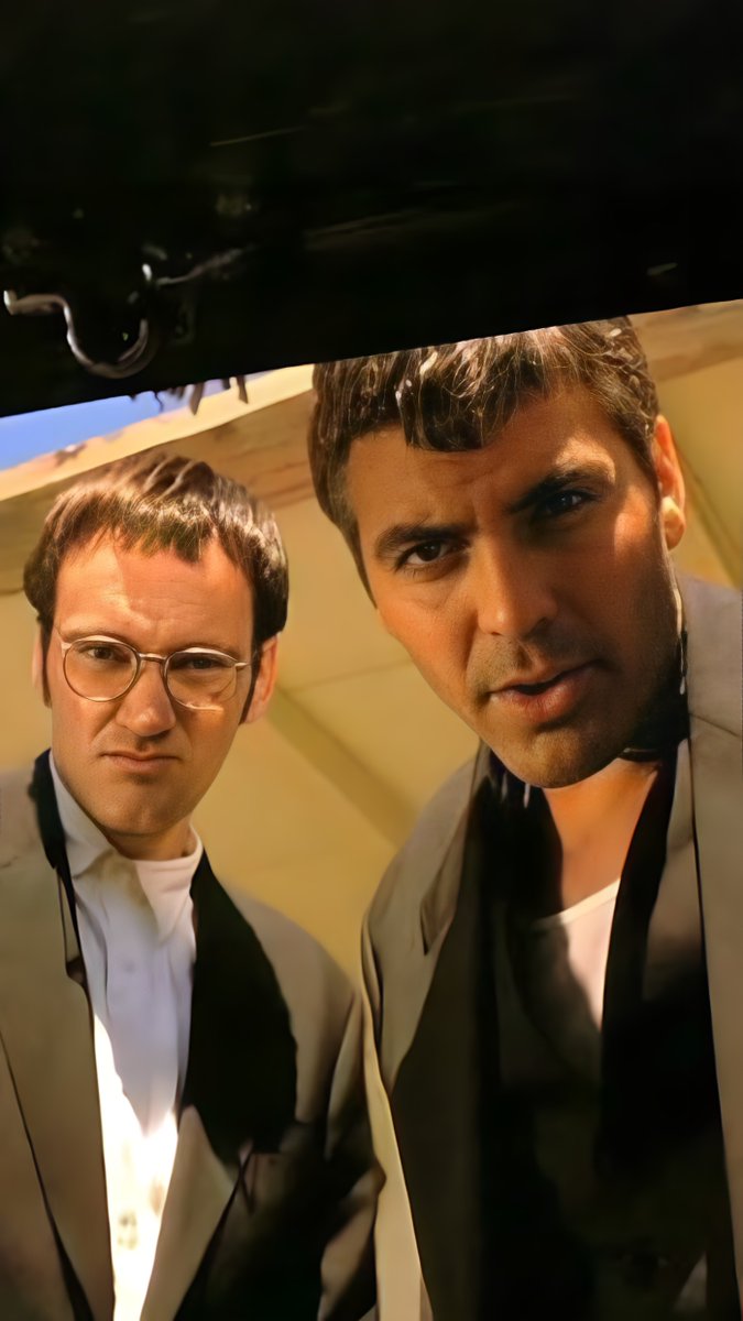 What else could go wrong? 🚗💥 Director Robert Robert Rodriguez explains why this explosive scene in FROM DUSK TILL DAWN (1996) with George Clooney and Quentin Tarantino did not go as planned.