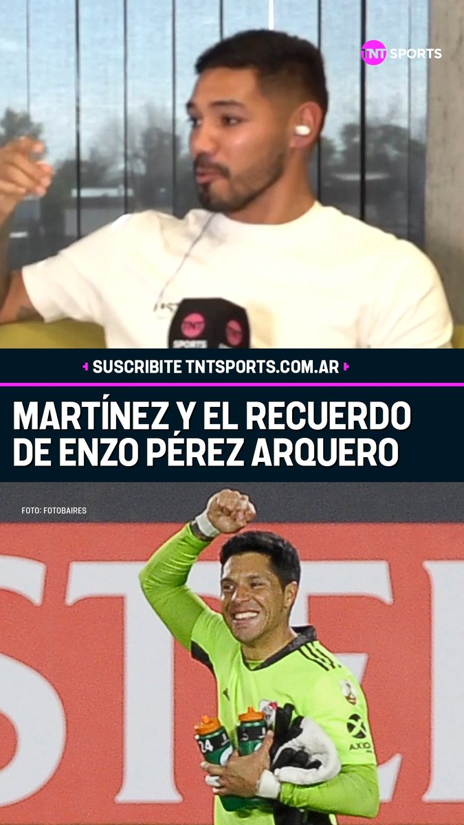 "FUE UNA LOCURA" ⚪🔴🧤 RIVER vuelve a enfrentarse ante Independiente Santa Fe por la CONMEBOL #Sudamericana y DAVID MARTÍNEZ recordó el partido donde ENZO PÉREZ atajó ante el elenco colombiano. 🗣️"Marcelo dijo que necesitaba un arquero y Enzo levantó la mano", dijo el defensor sobre lo sucedido en 2021. #PelotaParada