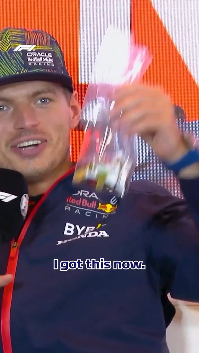 A trophy is nice. Champagne is great. But a bag full of treats? That's the real prize for winning at Zandvoort 😋 #F1 #DutchGP