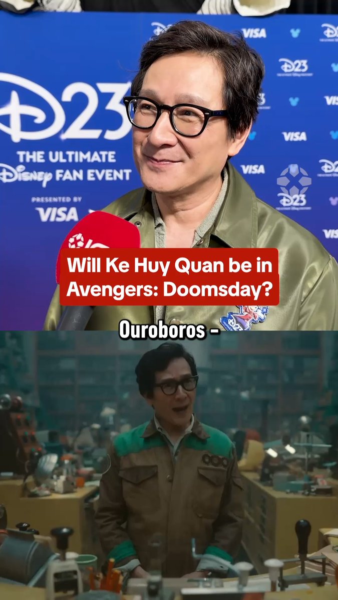 Will Ouroboros from Loki appear in Avengers: Doomsday? Ke Huy Quan reacts to the new trailer (while wearing green!) #D23