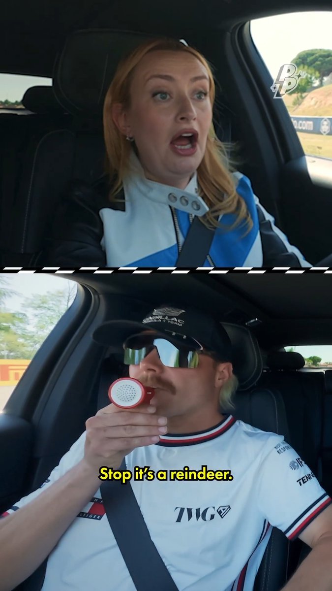 No reindeers were harmed in the making of this video ๐
๐ฆ Watch @valtteribottas on Series 2 Episode 5 of Amelia Dimoldenberg's Passenger Princess, out now on her YouTube channel! ๐บ #F1