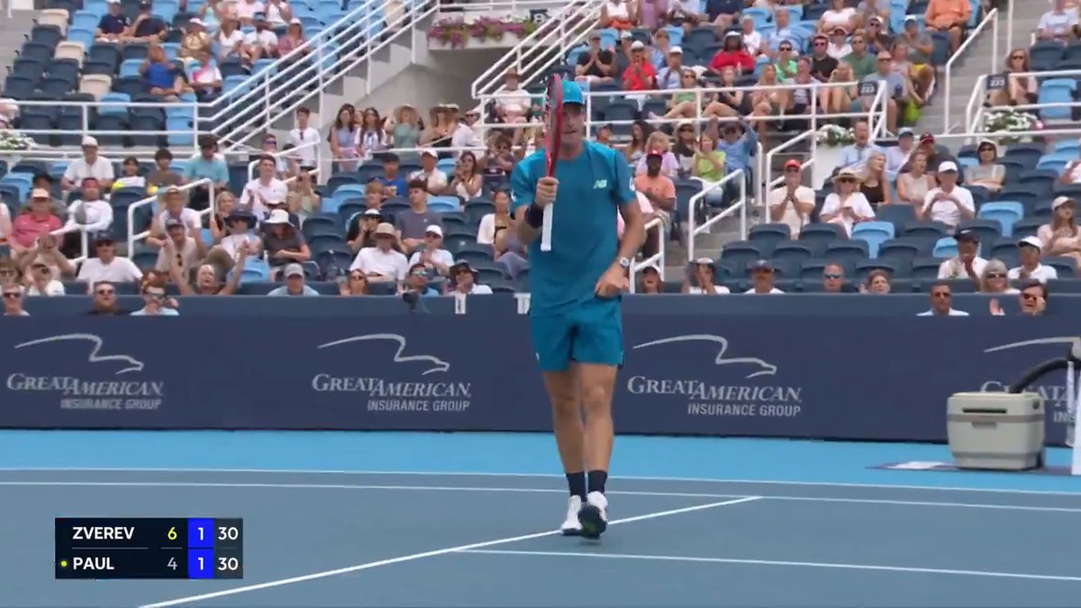 Magnificent tennis from Tommy Paul. Cincinnati Open | #CincyTennis | Tommy Paul