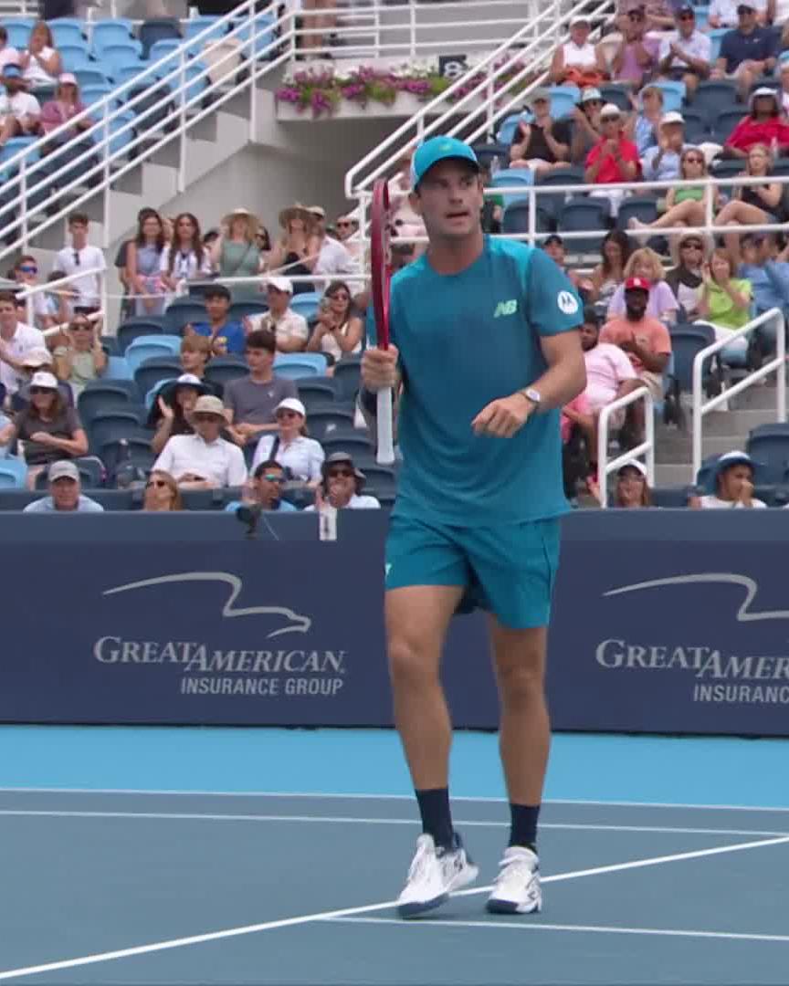 Tommy brings the 🎇 Tommy Paul #CincyTennis