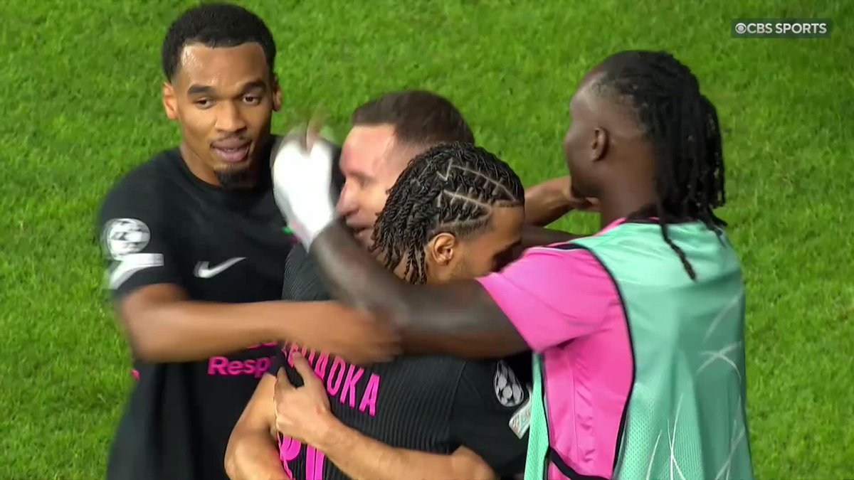 Veljko Simić heads in the opening goal for Sabah ⚽️ Six goals in seven #UCL games for the player 🔥 Watch the Champions League playoff first leg on Paramount+ 📺