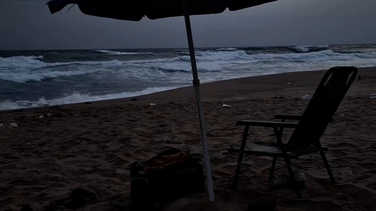 at sunset by the sea, you hear the silence within