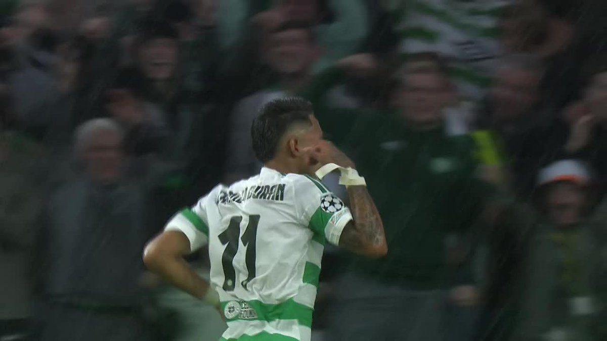 🇨🇴 GOLAZO de Camilo Durán. El colombiano marcó el 2-0 de #Celtic ante #LASK, al 38’ por la fase previa de Champions League