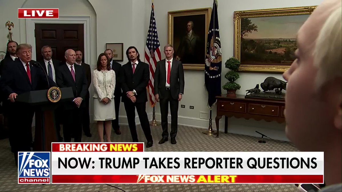 JUST IN: President Trump weighs in on congressional term limits, arguing that while they are popular, elections naturally serve as term limits for politicians. "Remember, the people that have to pass term limits are the people that are going to be voting on them to get out of office. So it's a little bit tough. That's not the easiest vote to get, is it?" "But I'm okay with it one way or the other. I do think elections really turn people out."