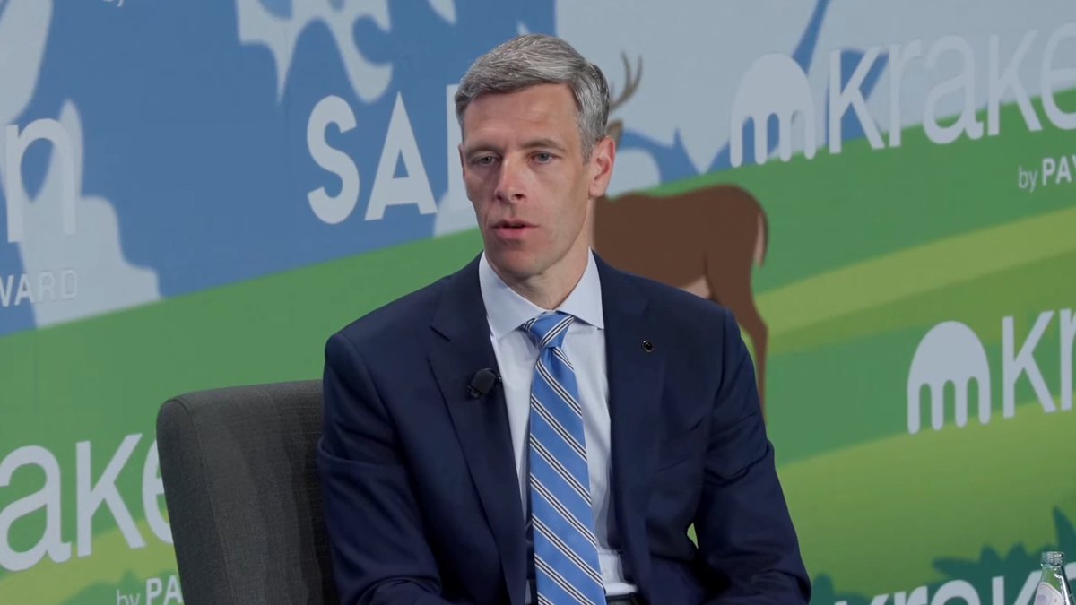.Comptroller Jonathan Gould: Digital asset innovation is flourishing under President Donald J. Trump &amp; Treasury Secretary Scott Bessent. More than half of OCC applications received for new bank charters are related to digital assets – an eightfold increase from the Biden Administration.
