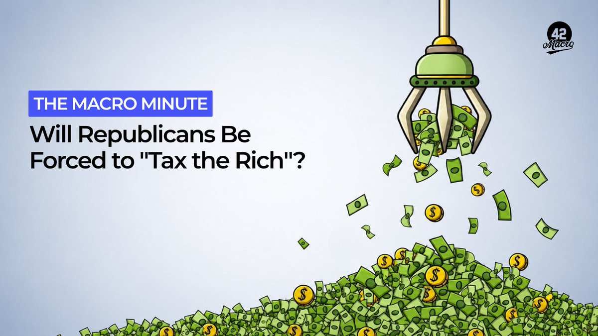 The Macro Minute | Aug 19, 2026: Will Republicans be forced to "tax the rich"? For daily updates, follow The Macro Minute on your favorite podcast platform.
