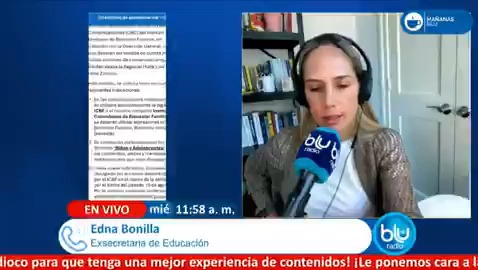 “Hay que decirles niñas porque son ellas las que se sienten invisibilizadas”: Edna Bonilla Sebá cuestionó en #MañanasBlu10AM la directriz del Bienestar Familiar | ICBF de mencionar solo a “niños” y explicó por qué es importante nombrar a niñas y niños. #MañanasBlu10am