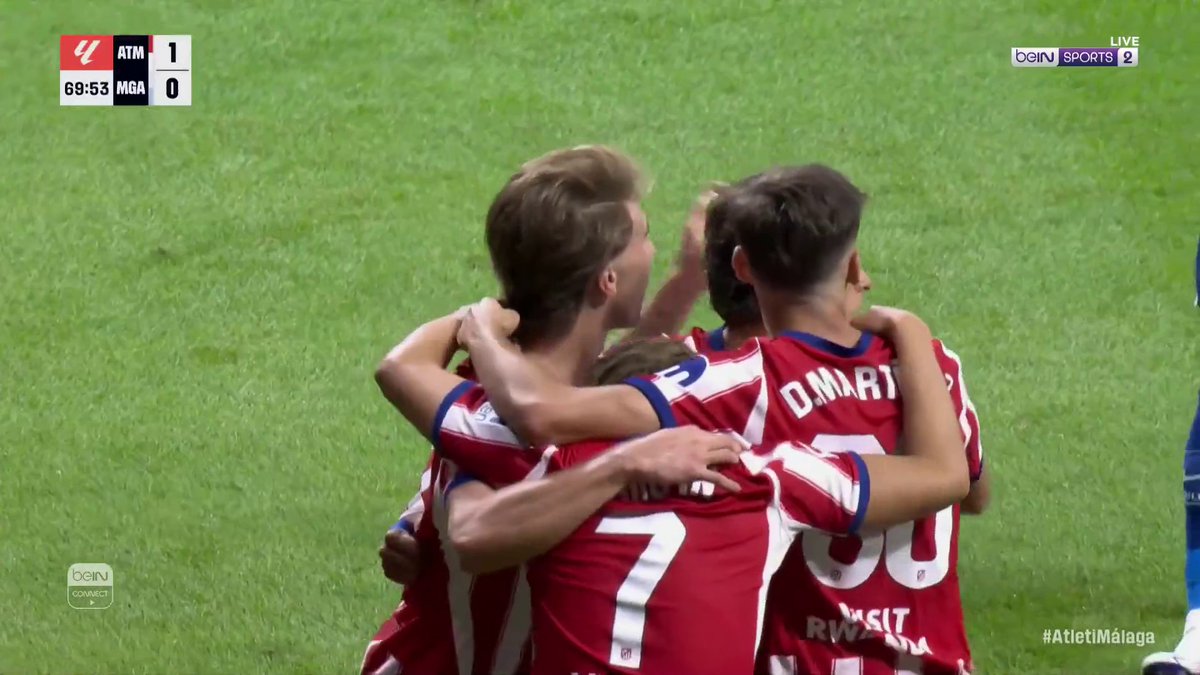 لي كانغ إن يوقع على هدف التقدم لأتلتيكو مدريد بتسديدة رائعة #الدوري_الإسباني