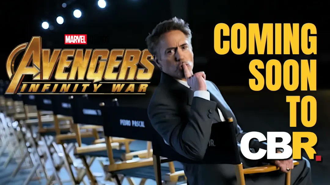 CBR's own Sean O'Connell sat down with Robert Downey Jr. and Joe Russo to look back on #Avengers: #InfinityWar, and discuss the road to #Doomsday. Full interview out on Friday, 8/21! #AGBOFilms #Marvel