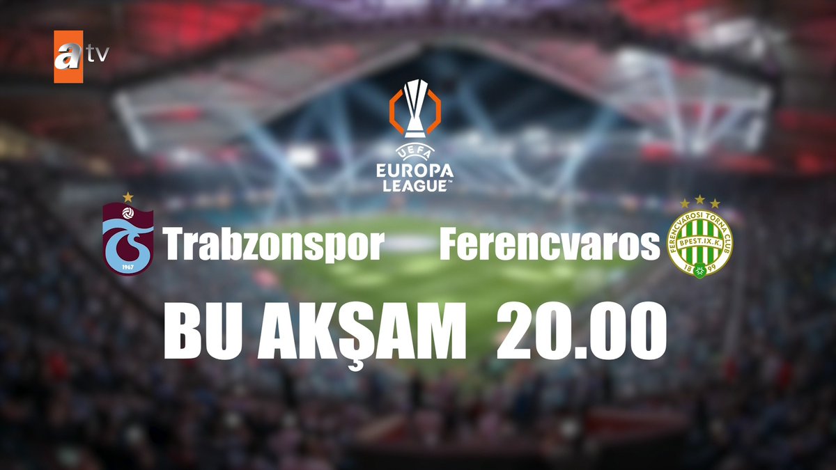 Trabzonspor, Avrupa Ligi yolunda sahaya çıkıyor! Trabzonspor – Ferençvaroş 📅 Bu Akşam 🕣 20.00 🏟️ Papara Park 📺 atv Bu heyecan kaçmaz! #Trabzonspor #Ferençvaroş #AvrupaLigi