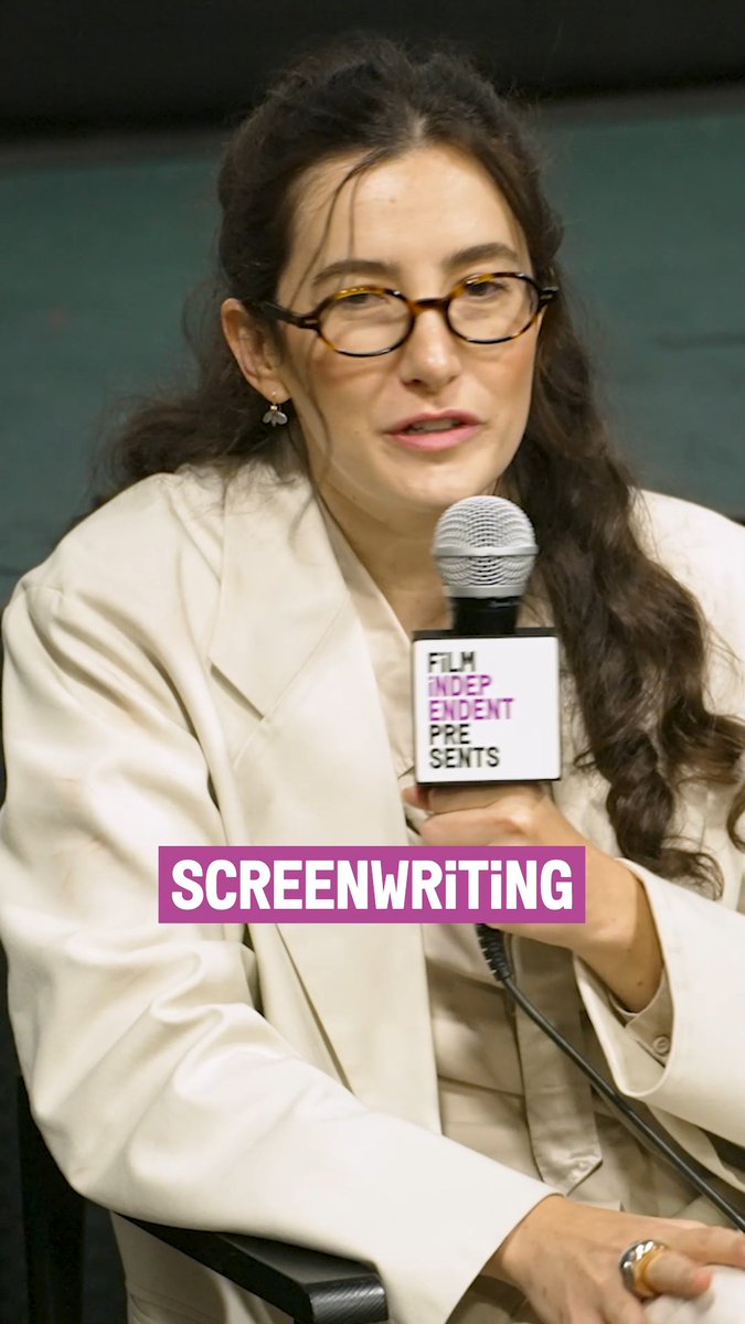 Here’s a screenwriting tip from ‘Night Nurse’ writer/director Georgia Bernstein. 🌙 Full #FiPresents Q&A here: #FilmIndependent
