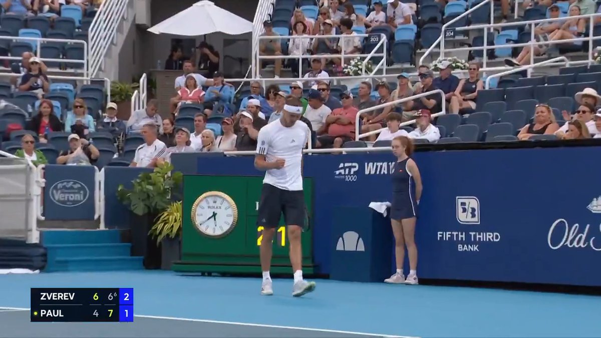 A flying Zverev forehand ✈️ Cincinnati Open | #CincyTennis | Alexander Zverev