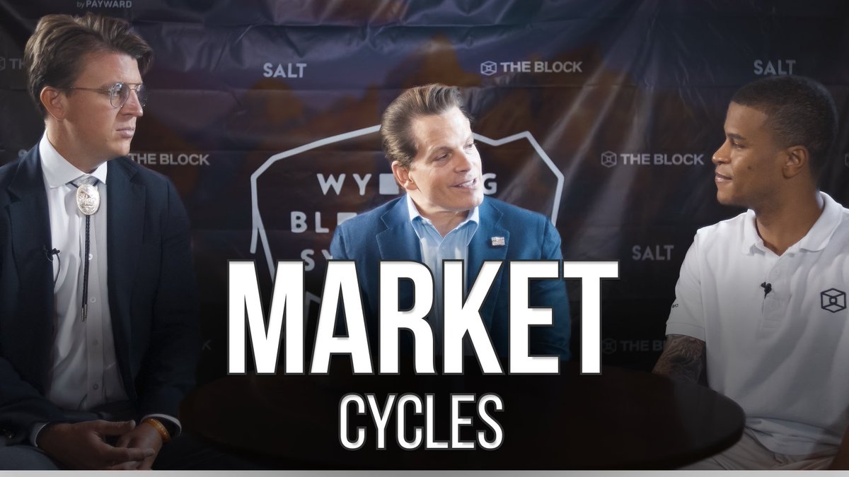 “AI has the potential to eat everything...” Anthony Scaramucci & John Darsie join Kelvin Sparks live at the SALT Wyoming Blockchain Symposium: - Why Bitcoin volatility is compressing - The AI × energy × defense tech convergence - Valuing Anthropic OUTLINE 0:00 Introduction 2:13 Bitcoin Super Cycle or Four-Year Cycle? 4:45 Emerging Markets: Space, AI, and Defense 7:44 SALT Beyond Digital Assets 9:12 The "Holy Trinity of Top Signals" 10:38 A Civilization Inflection Point 12:37 Kids, Claude, and Everyday AI