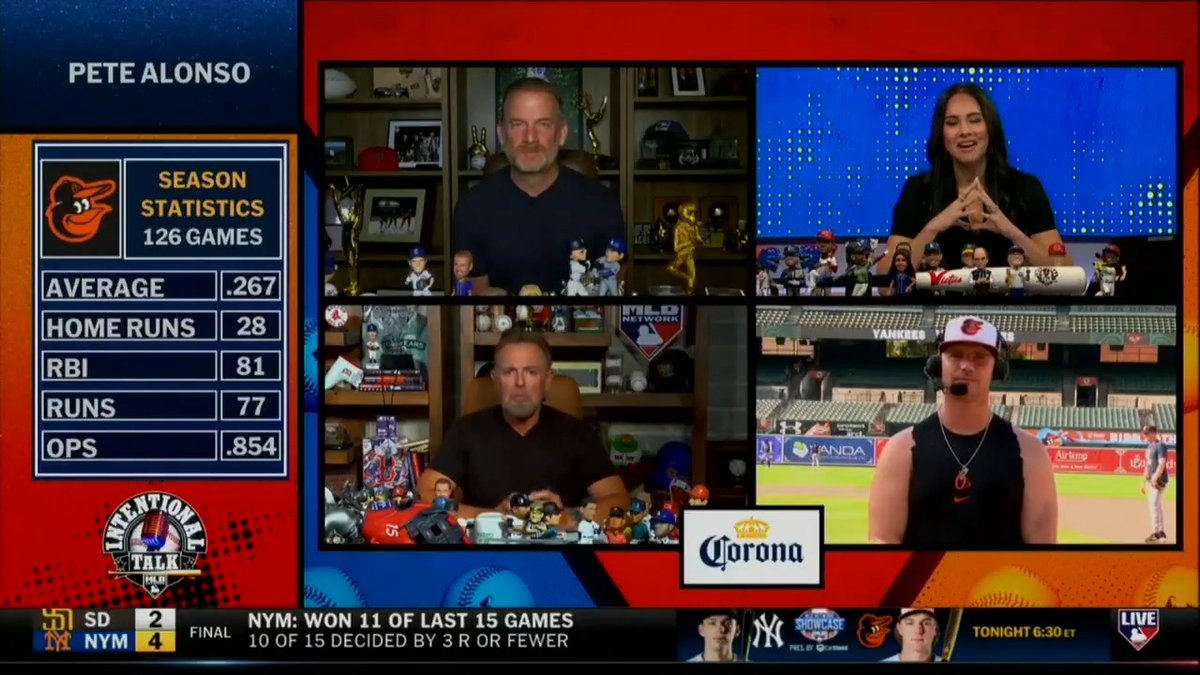 "I just want to win, that's really what it all boils down to. Whatever I can do... hopefully do some damage [in the Postseason]." Baltimore Orioles slugger Pete Alonso was named AL Player of the Week after tallying a 1.493 OPS! MLB Network + Corona USA