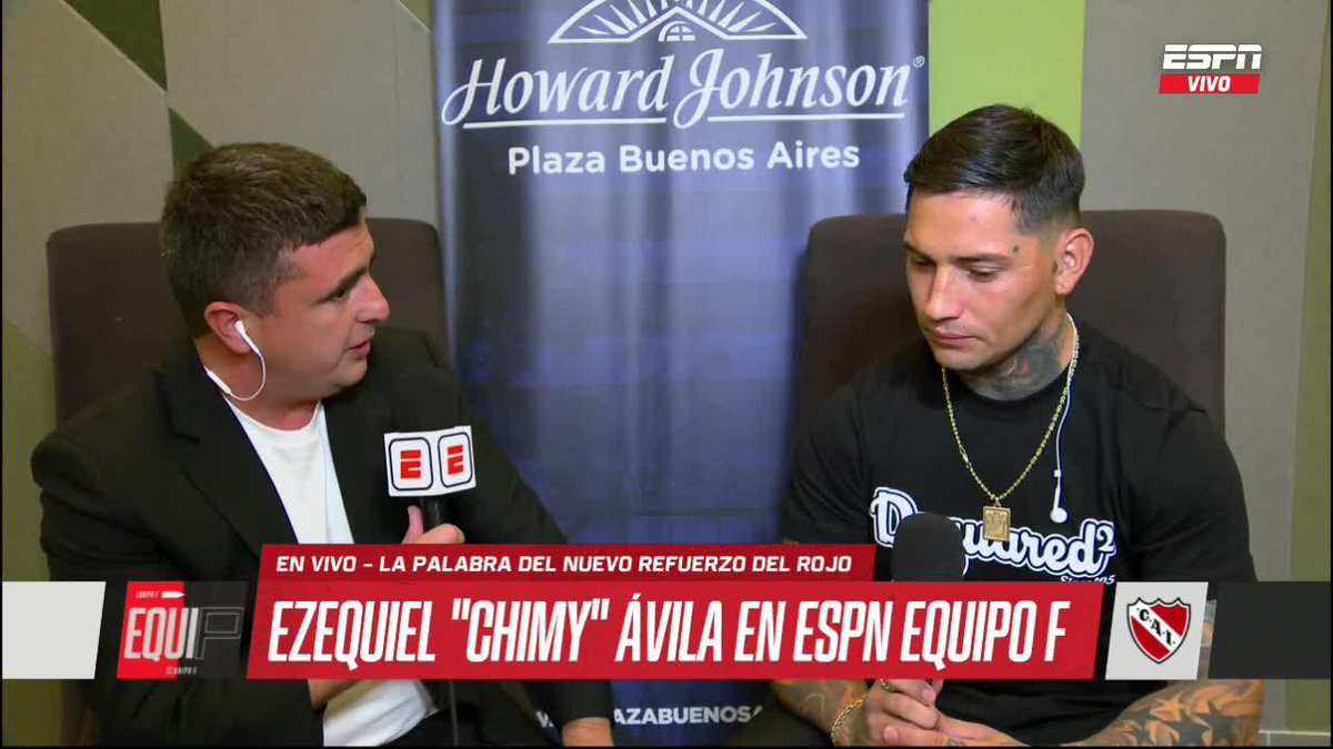 🔴 "ERA UNA ESPINA QUE TENÍA EL VOLVER AL FÚTBOL ARGENTINO" Chimy Ávila, nuevo refuerzo de Independiente, habló sobre su regreso al país. ▶️ Mirá #ESPNEquipoF en el Plan Premium de #DisneyPlus