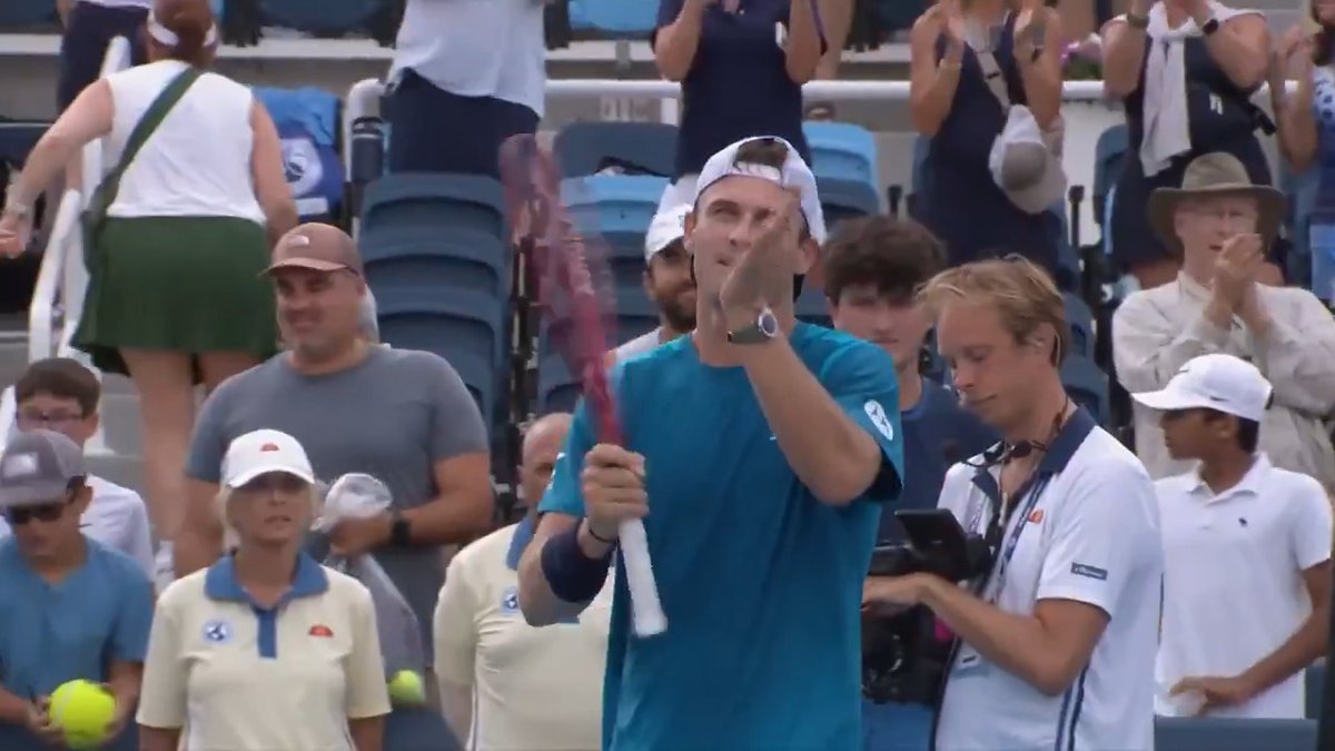 Take it all in, TP 👏 Tommy Paul is a Cincinnati quarter-finalist for the first time in his career! Cincinnati Open | #CincyTennis