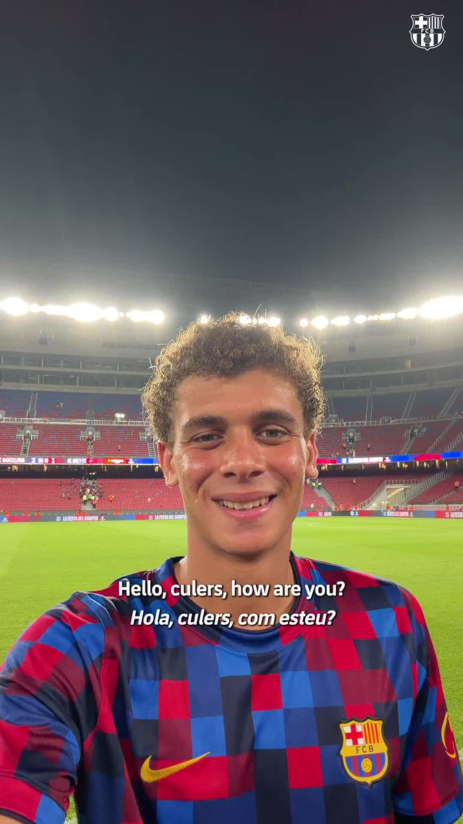 The first of many, Hamza! 💙❤️