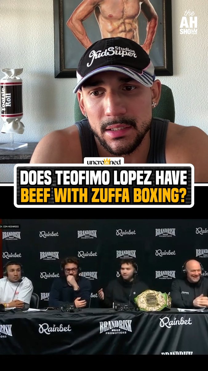 "Hunter Campbell, I think he was great about everything though. He told me afterwards, 'Hey, we just miscommunication, we had a lot going on that night, as you can see, we didn't mean to ignore you at all.'" Teofimo Lopez cleared up the viral video of Hunter Campbell appearing to ignore him. #HelwaniShow