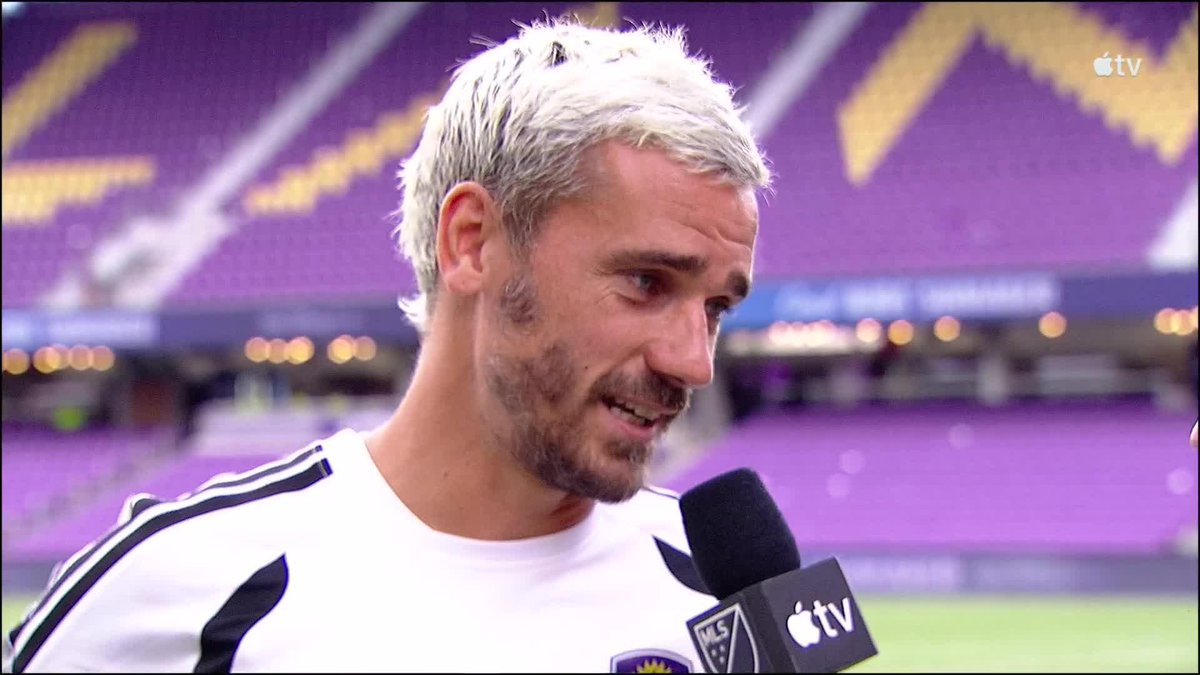 "I love Robert Lewandowski... I love him." 🥹❤️ Antoine Griezmann has nothing but respect for a fellow legend. 🤝 📺 Grizi &amp; Orlando City SC welcome Robert Lewandowski and Chicago Fire FC at 7:30pm ET on Apple TV: