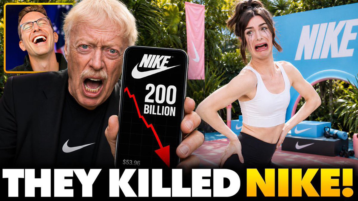 NIKE Shares PLUMMET 78% from Highs: Erases $200 Billion from Market. Reaches New 12 Year Low. It looks like making Colin Kaepernick and Dylan Mulvaney the face of their brand is finally catching up with them. Shareholders are not going to like this. Go woke, go broke.a a