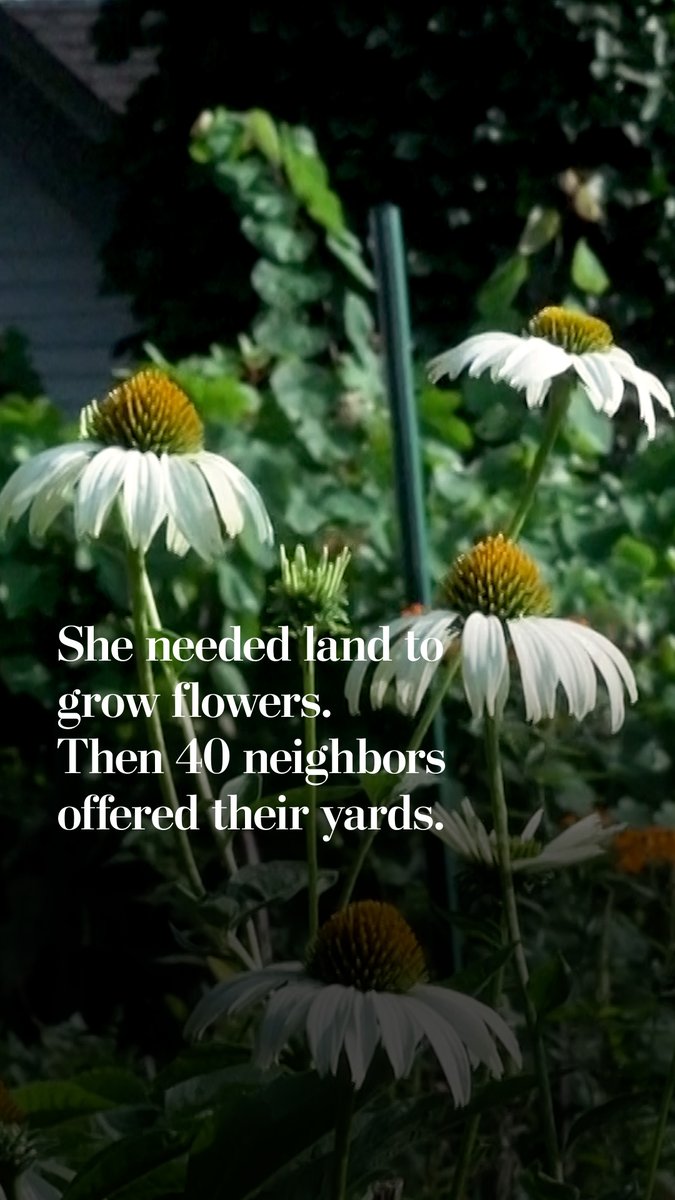 When Marisa Mender-Franklin needed land to build her dream flower farm, she turned to her community in Memphis. She posted in a Buy Nothing Facebook group, where neighbors offered their yards to help her business bloom.