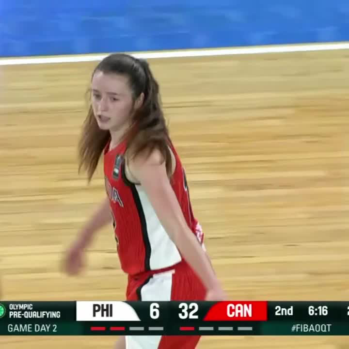 Syla Sword is making it rain in Guadalajara 😱☔️ #FIBAOQT
