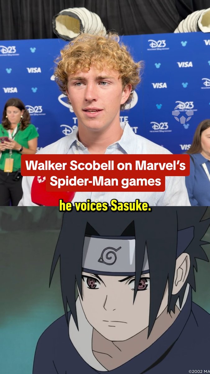 Percy Jackson star Walker Scobell LOVES the Spider-Man games. #d23