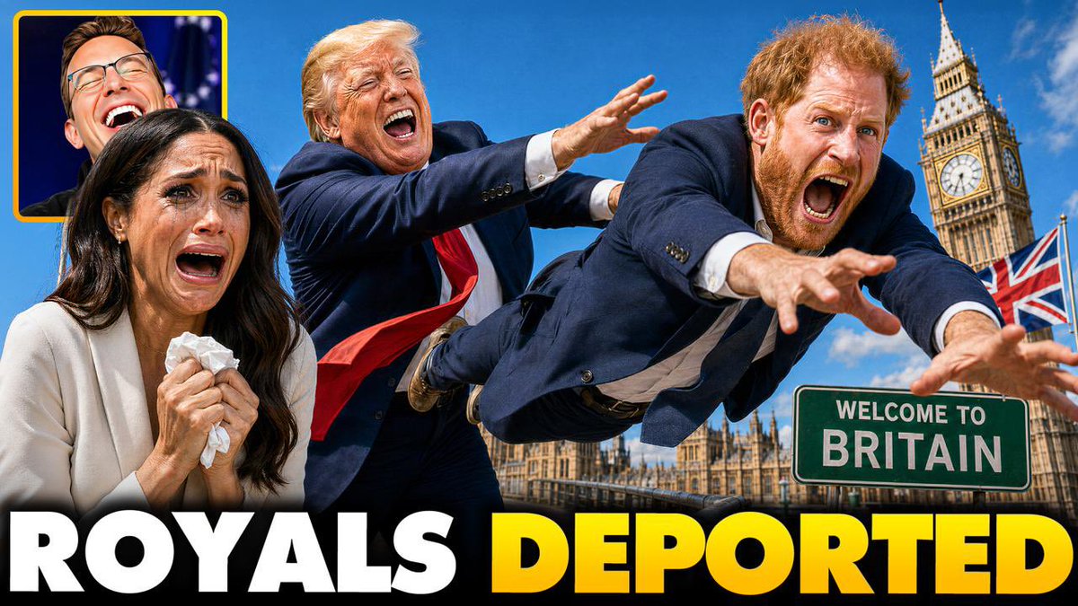 Prince Harry and Meghan Markle Are Fleeing the USA for the U.K. Permanently The entitled grifters who are known for failed Netflix shows and hating on President Trump are finally headed back home. The Trump Curse is real. Good riddance.