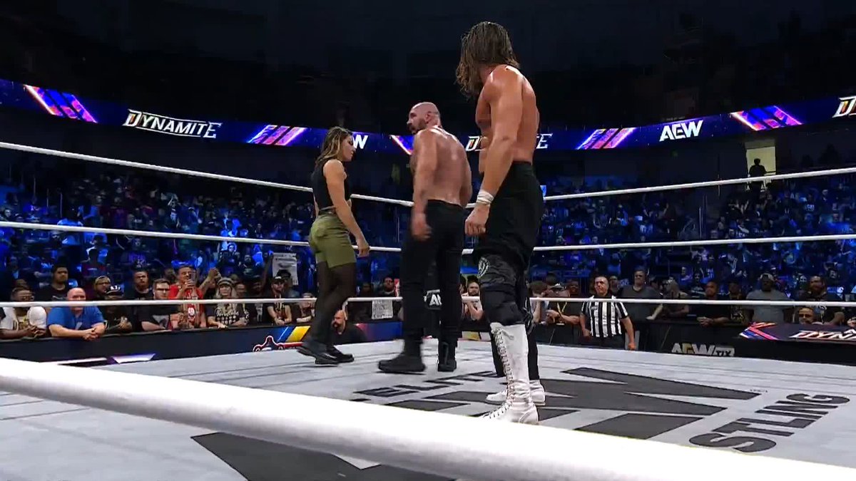 The Dogs, including a returning GABE KIDD, lay waste to Switchblade Jay White and The Conglomeration, but AEW World Trios Champions Hangman & Brodido have arrived on the scene! Watch #AEWDynamite LIVE on TBS & HBO Max