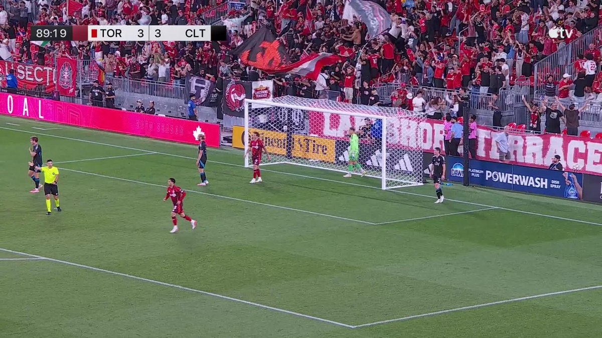 Niklas Dorsch with the finish and Toronto FC equalize late 👊