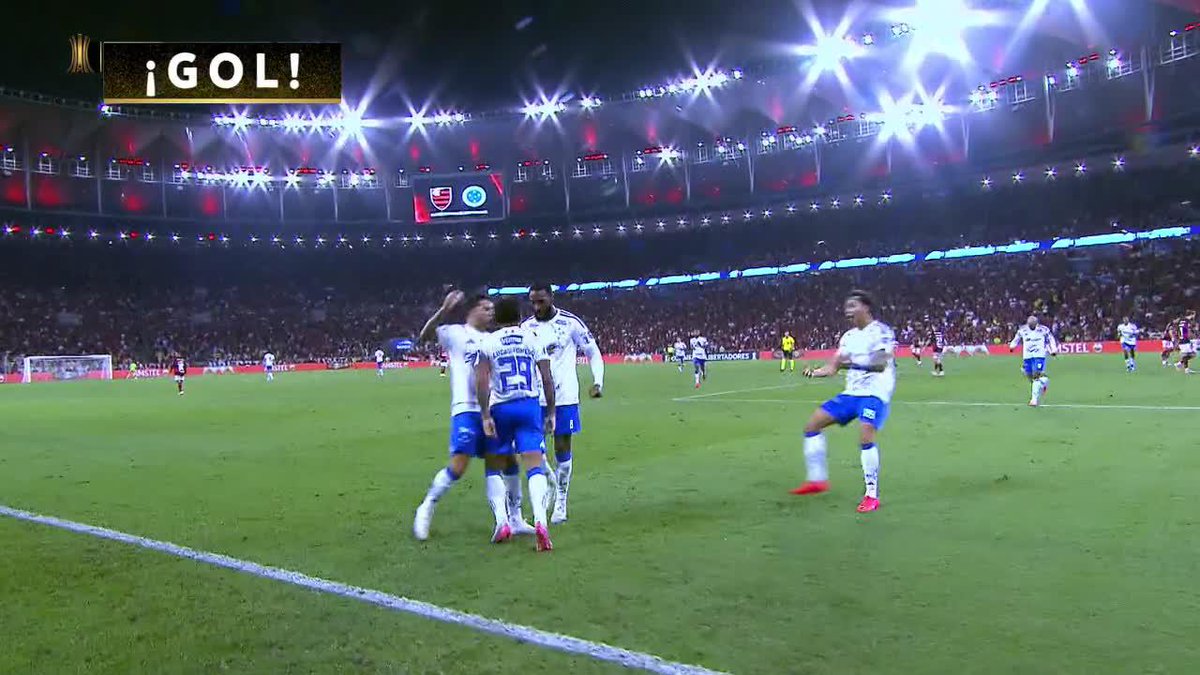 🤯🇦🇷🇧🇷 QUÉ GOLAZO DE LUCAS ROMERO PARA EL EMPATE DE CRUZEIRO A FLAMENGO.