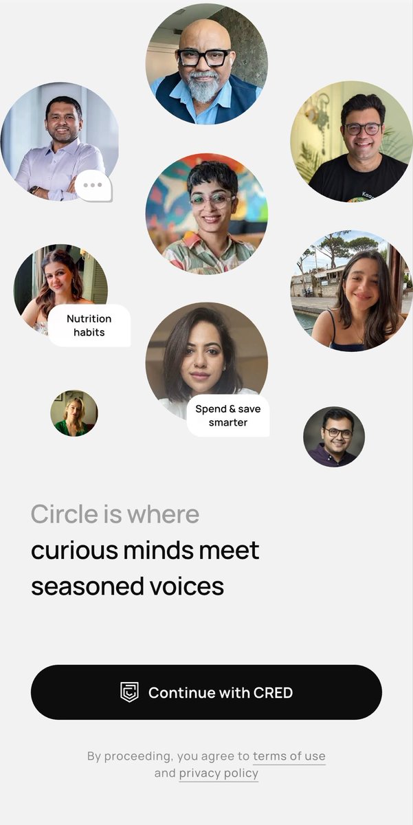 🚨 CRED has launched something interesting! 👀 Introducing Circle by CRED — a members-only platform where you can have 1:1 conversations with experienced people across: 💰 Money 💼 Careers & Business ❤️ Relationships 🧘 Wellness ✨ Personal Growth & Branding These experts, coaches, creators and specialists are called “Residents.” Currently, Circle is in beta and access is limited to selected CRED members. 👀 A pretty interesting concept from CRED. Would you actually use this? 🤔 Circle by CRED #CRED #CircleByCRED #Fintech #Money #CREDBANK