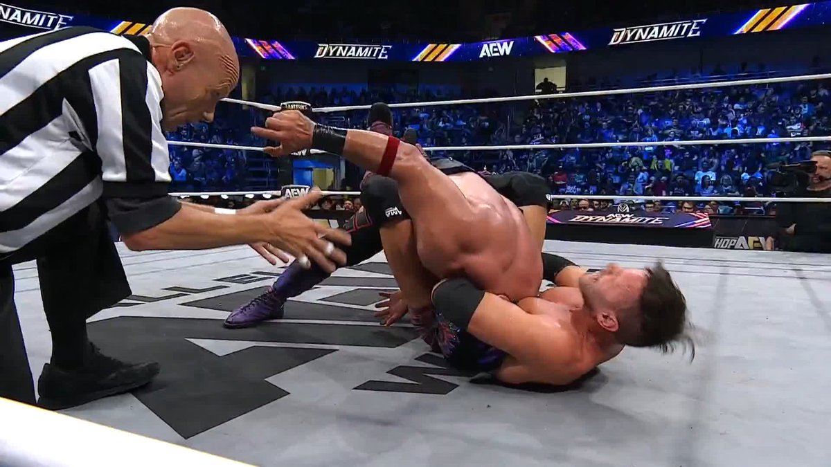 HE DID IT! @MCGUINNESSNIGEL IS MOVING ON TO THE SEMIFINALS! Watch #AEWDynamite LIVE on TBS &amp; HBO Max