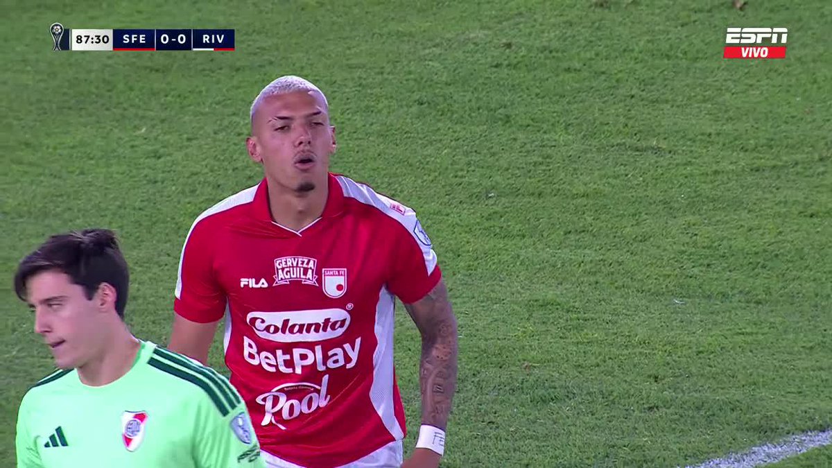 ¡FAGÚNDEZ ESTUVO MUY CERCA DE PONER EL PRIMERO DE SANTA FE ANTE RIVER SOBRE EL FINAL! 📺 #DisneyPlus Plan Premium