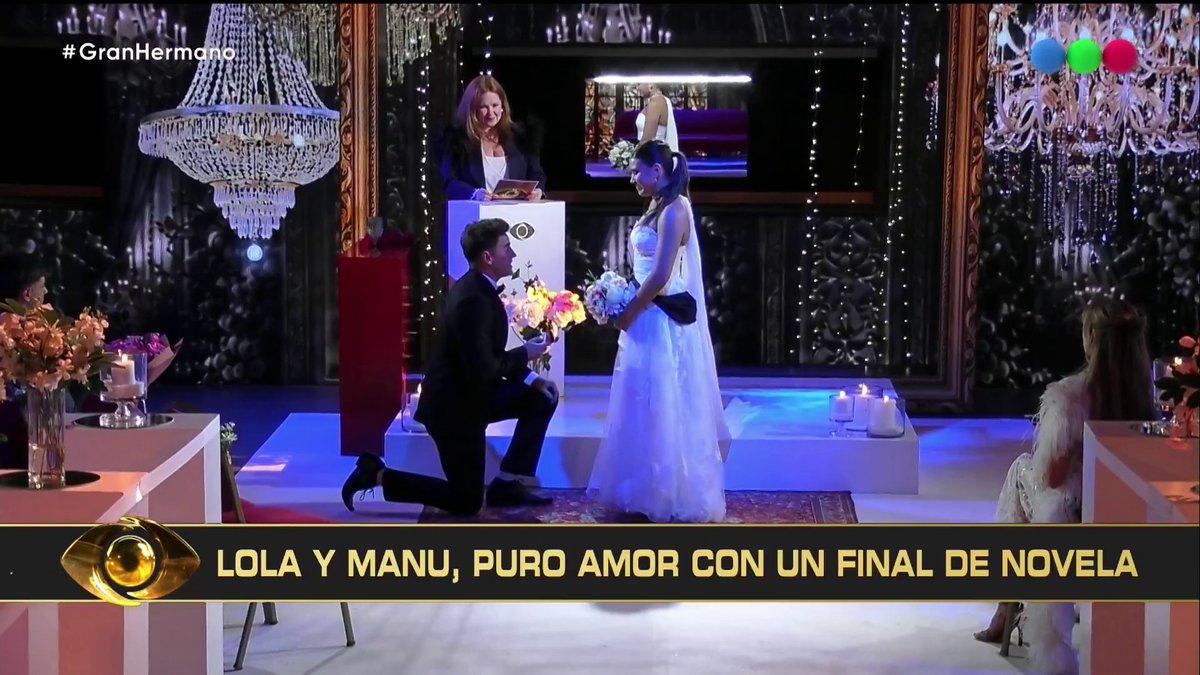 Lola y Manu son los primeros en dar el sí dentro del juego 💒✨ 👁️ Mirá #GranHermano #GeneraciónDorada en