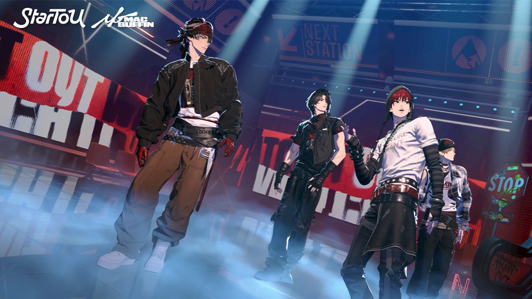 MacGuffin Music Show Stage Rehearsal is out! 🎞 MacGuffin - Group Music Show Stage Tay, Yoora, Lim and Noki [Seize every gaze. Own the game.] Even in rehearsal, we shine like no one else. #MacGuffin #StarToU