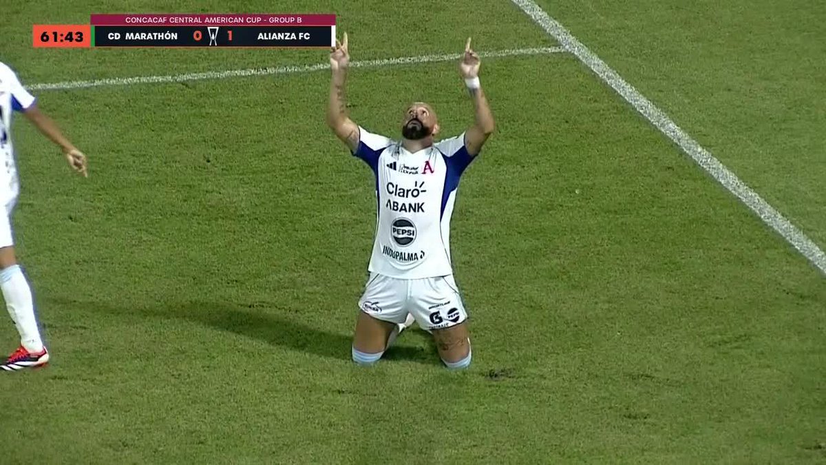 🇸🇻🔥UN GOL DE TRASCENDENCIA MÁXIMA PARA ALIANZA Mier recibió un pase filtrado y define para poner a ganar a los suyos como visitantes. ▶️Todos los juegos de la 🏆#CopaCentroamericana en el Plan Premium de #DisneyPlus