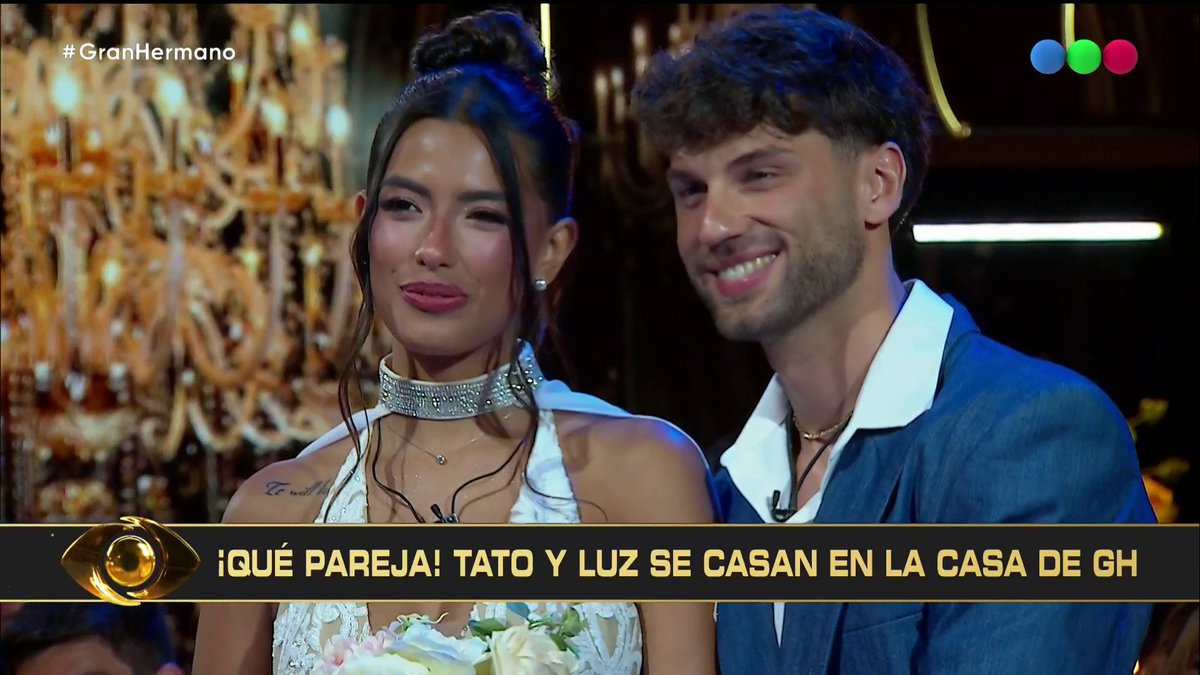¡Tato y Luz dieron el sí! 💍La pareja selló su unión en una boda inolvidable ✨ 👁️ Mirá #GranHermano #GeneraciónDorada en