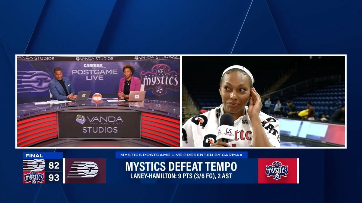 “I couldn't have asked for a better landing spot.” 🫶 From a number change to introducing her Washington Mystics teammates to her family, Betnijah Laney reflects on her fresh start in D.C. Wes Hall | Chasity (Chas) Melvin | Juliana Morgan