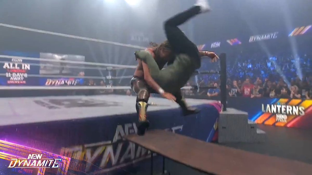 ONE WINGED ANGEL THROUGH THE TABLE! Kenny Omega has SNAPPED! Watch the #AEWDynamite replay RIGHT NOW on @HBOMax!