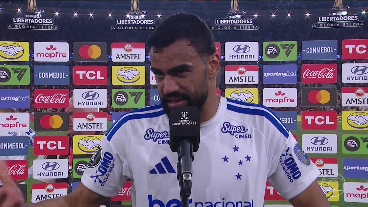 Fabricio Bruno, após eliminação do Cruzeiro na Libertadores: "A gente demorou um pouquinho a entrar no jogo".